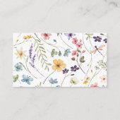 Wildflowers Baby in Bloom Display Shower Informatiekaartje (Achterkant)