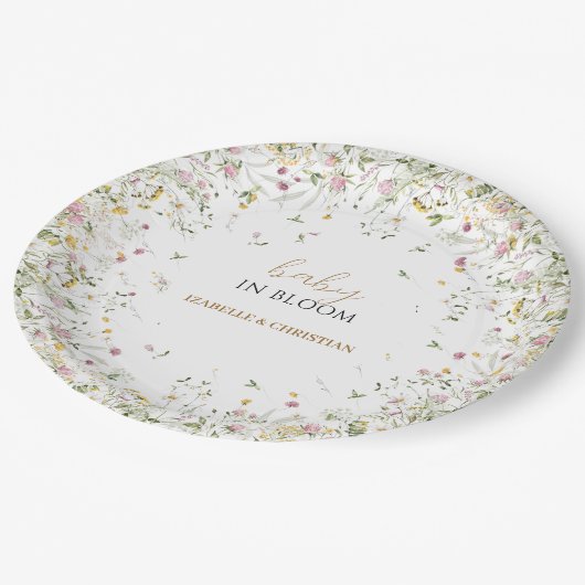 Wildflowers Baby in Bloom Paper Bord (Gekanteld)