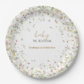 Wildflowers Baby in Bloom Paper Bord (Voorkant)