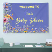 Wildflowers Baby shower Banner (Beurs)