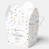 Wildflowers Baby shower Small Bedankdoosjes (Geopend)
