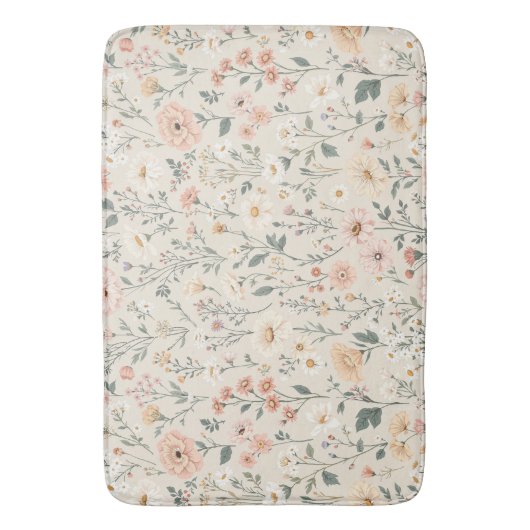 Wildflowers Badmat (Voorkant Verticaal)