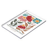 Wildflowers Bible Verse  Notitieboek (Linkerzijde)