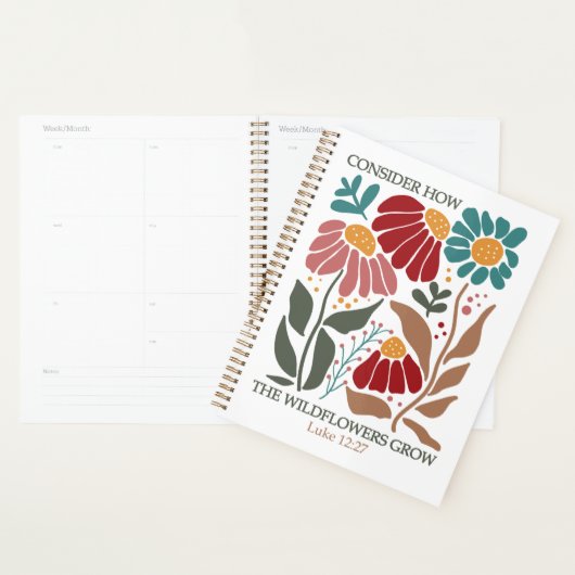 Wildflowers Bijbelvers Planner (Display)