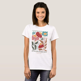 Wildflowers Bijbelvers T-shirt