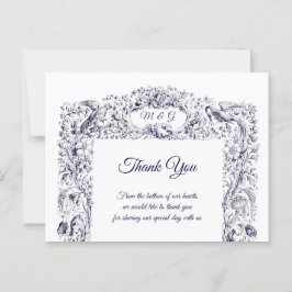 Wildflowers Birds & Butterflies Wedding Briefkaart