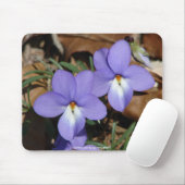 WildFlowers Birds-Foot Violet III Gifts & Apparel Muismat (Met muis)