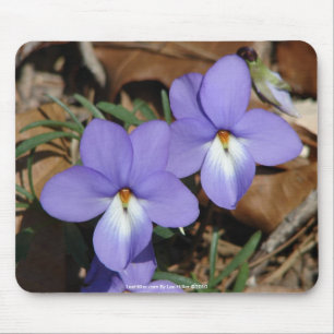 WildFlowers Birds-Foot Violet III Gifts & Apparel Muismat