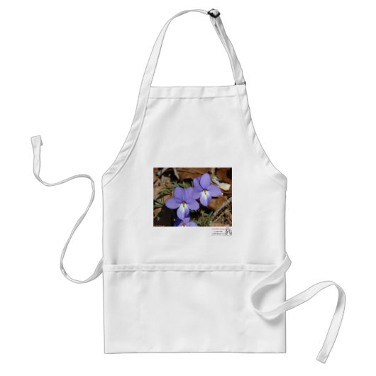 WildFlowers Birds-Foot Violet III Gifts & Apparel Standaard Schort (Voorkant)