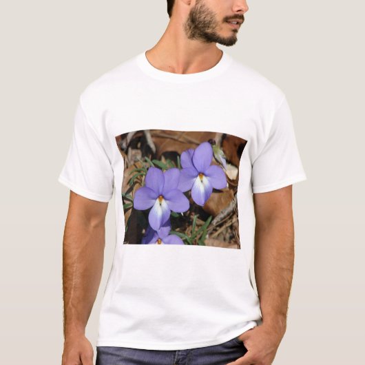 WildFlowers Birds-Foot Violet III Gifts & Apparel T-shirt (Voorkant)