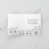 Wildflowers Birthday Kaart (Binnen)