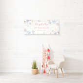 WILDFLOWERS Birthday party Backdrop banner (Insitu)