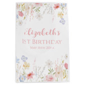 WILDFLOWERS Birthday party Medium Cadeauzakje (Voorkant)