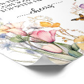 Wildflowers Bloom 'Mimosa Bar' Vrijgezellenfeest Poster (Hoek)