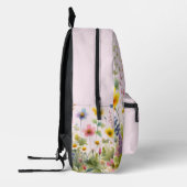  Wildflowers Blooming Jouw naam Rugzak (Links)