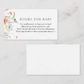 WildFlowers Boeken voor Baby Informatiekaartje (Voorkant / Achterkant)