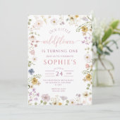 Wildflowers Boho Garden Floral Verjaardag Kaart (Staand voorkant)