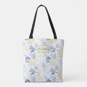 Wildflowers boho stilish tote bag (Achterkant)