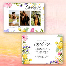 Wildflowers Bold Three Foto Afstuderen 2025 Kaart