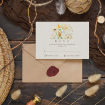 Wildflowers Botanische Tuin Huwelijk RSVP