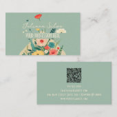 Wildflowers Botanische Tuin met QR Visitekaartje (Voorkant / Achterkant)