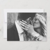 Wildflowers Botanische Tuin Trouwfoto Bedankkaart (Achterkant)