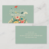 Wildflowers botanische tuin visitekaartje (Voorkant / Achterkant)