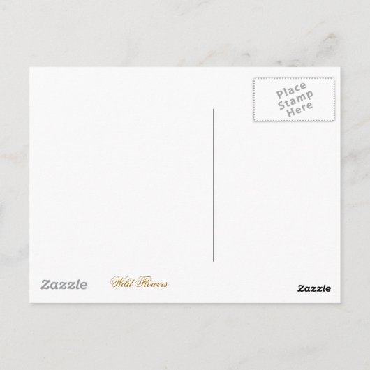 WILDFLOWERS BRIEFKAART (Achterkant)