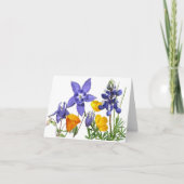 Wildflowers briefkaart (Voorkant)