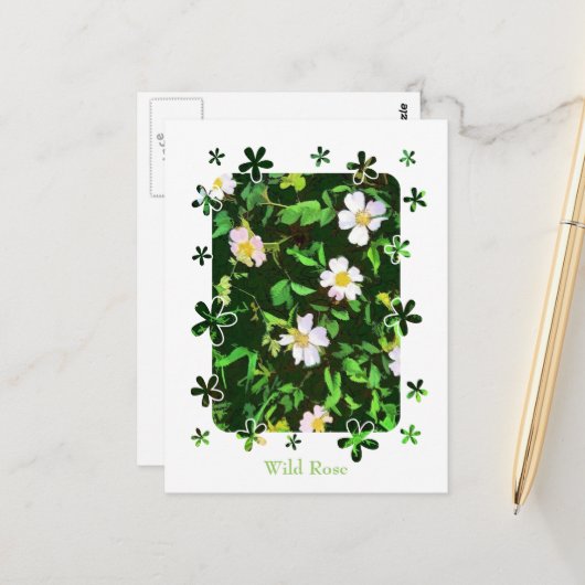 WILDFLOWERS BRIEFKAART (Voorkant / Achterkant in situ)
