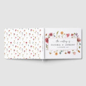 Wildflowers Bruiloft Gastenboek (Volledig)