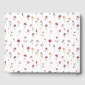 Wildflowers Bruiloft Gastenboek (Achterkant)