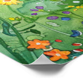 Wildflowers by a Lake Poster (Hoek)