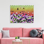 WILDFLOWERS CANVAS AFDRUK (Insitu (Woonkamer))