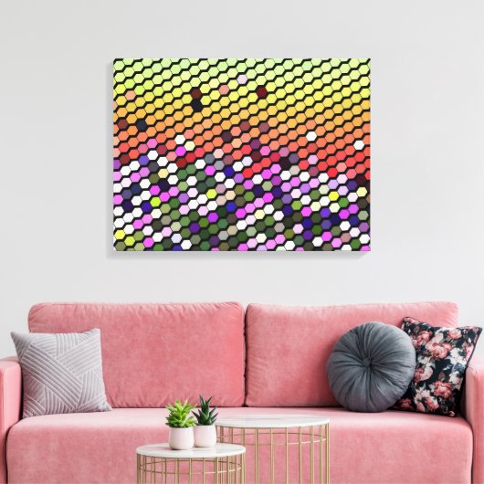 WILDFLOWERS CANVAS AFDRUK (Insitu (Woonkamer))