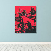 WILDFLOWERS CANVAS AFDRUK (Insitu (Houten vloer))