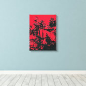 WILDFLOWERS CANVAS AFDRUK (Insitu (Houten vloer))