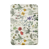 Wildflowers collage badmat (Voorkant Verticaal)