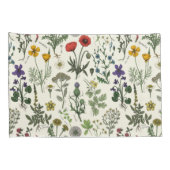 Wildflowers collage kussensloop (Achterkant-Rechts)