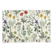 Wildflowers collage kussensloop (Voorkant-Rechts)