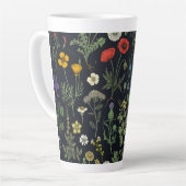 Wildflowers collage latte mok (Linkerhoek)