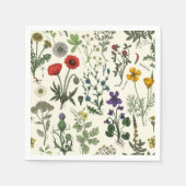 Wildflowers collage servet (Voorkant)