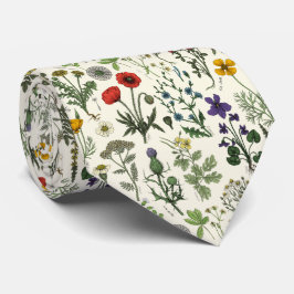Wildflowers collage stropdas