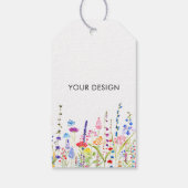 Wildflowers Custom Logo Kleur Hang Labels W/String Cadeaulabel (Achterkant)