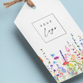 Wildflowers Custom Logo Kleur Hang Labels W/String Cadeaulabel