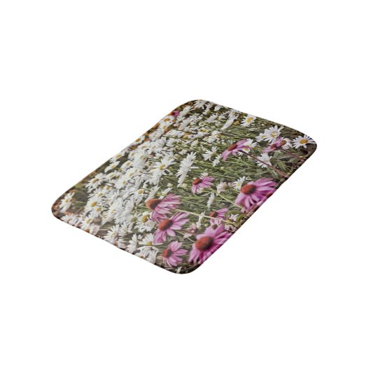 Wildflowers Daisy Flower Bathmat Rug Badmat (Gekanteld)