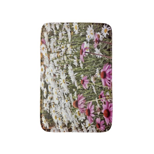 Wildflowers Daisy Flower Bathmat Rug Badmat (Voorkant Verticaal)