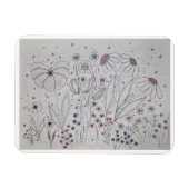 Wildflowers design magneet (Horizontaal)