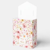 Wildflowers Elegant Boho Blush Floral Wedding Bedankdoosjes (Geopend)