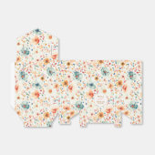 Wildflowers Elegant Romantic Boho Floral Wedding Bedankdoosjes (Uitgevouwen)